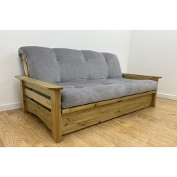 Cambridge Sofa Bed UK | Wooden Frame Futon Sofa Bed with Storage | Funky Futon